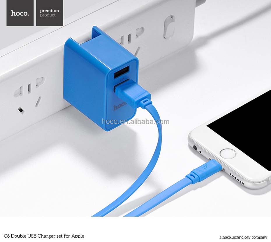 НОСО C6 Два USB Зарядное Устройство для зарядки i6 i7 X5 заряда провода кабеля 1.0М зарядное устройство адаптер зарядка