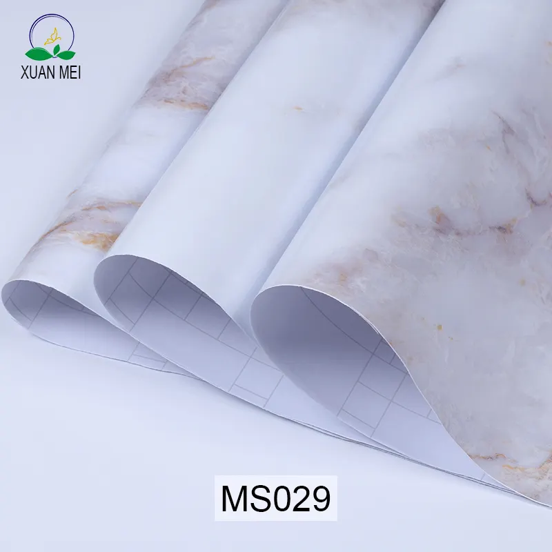 Anti-rayadura/impermeable/Blister-Prueba de mármol adhesivo papel de Contacto para la recepción de escritorio