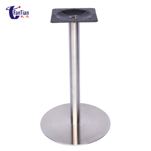 <span class=keywords><strong>Hot</strong></span> Koop Restaurant Voetstuk 201 # Rvs Ronde Eettafel Benen Wiht Zilver Kleur