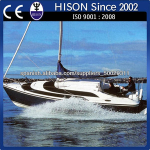 hison fábrica de venta directa de la costera de alta velocidad de barco de vela 7.85m veleros para la venta - Product Image 1