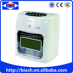 de registrador de tiempo de asistencia/máquina de tarjetas perforadas con función de trabajar horas extraordinarias - Product Image 2