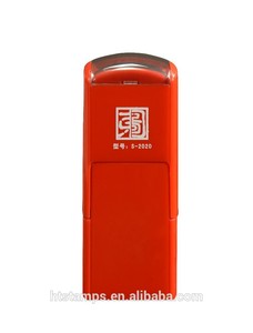 Plastique abs matériau pp epress carré. 20mm personnalisée. auto caoutchouc <span class=keywords><strong>tampon</strong></span> encreur <span class=keywords><strong>tampon</strong></span> encré - Product Image 1