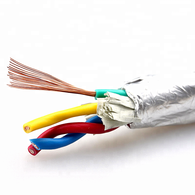 Rvvp Pvc Cable 0.5mm2/ Rvvp 2 Cores Shielded Control Cable/ Rvv 4 Cores Cable Custom Size AWG