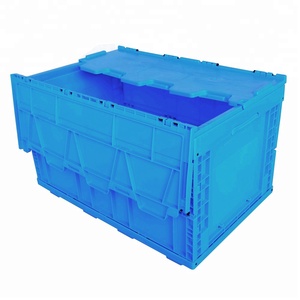 Récipient en plastique pliable de style solide OEM Boîte de caisse pliable et pliable pour stockage et déménagement - Product Image 5