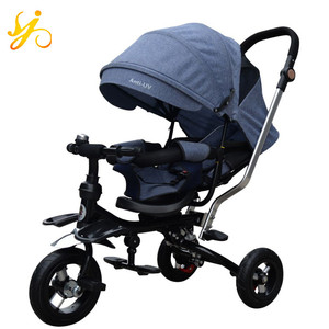 Mejor calidad padres empuje bebé caminando triciclo/niños moto triciclo 4 en 1/Marco de hierro triciclo para niños 1-6 años - Product Image 6