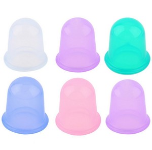 Grosir cangkir pijat penyedot vakum terapi bekam kualitas tinggi 4 buah <span class=keywords><strong>Set</strong></span> bekam wajah silikon portabel ramah lingkungan - Product Image 3