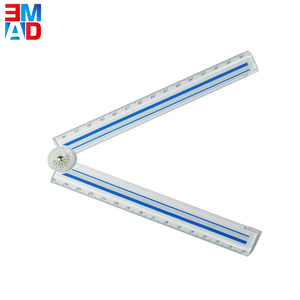 Transparent papeterie 15 cm en plastique pliable règle - Product Image 1