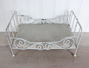 <span class=keywords><strong>Lit</strong></span> de poupée en métal de style unique et luxueux pour bébé, parc pour bébé en fer forgé - Product Image 6