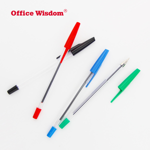 Bền Trong Suốt Thùng Bút Bán Văn Phòng TrườNg Học Đơn Giản Ballpen Nhiều Màu Nhựa Stick Ballpen - Product Image 5