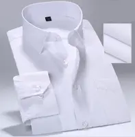 Yüksek kaliteli beyaz gömlek erkekler için