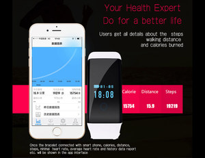 oled Display bluetooth Smarwatch Bracelet for IOS and Android Phone Weihnachtsgeschenke - Product Image 5