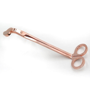 Luxury Wholesale Stock Custom Logo Rose Gold Sharp <strong>Candle</strong> <strong>Wick</strong> <strong>Trimmer</strong> for Cutting Wood <strong>Wicks</strong> and Cotton <strong>Wicks</strong> - Product Image 3