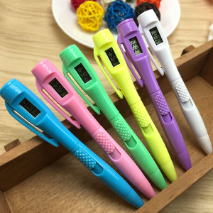 Рекламные электронные часы Шариковая ручка с часами время 2019 - Product Image 2