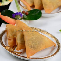 Chinese Instant Food Frozen Vegan Curry Samosa Snack