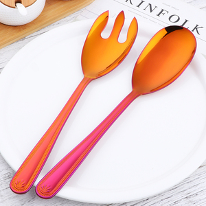 Hot bán BBQ công cụ kim loại lớn gạo súp Scoop thép không gỉ salad phục vụ <span class=keywords><strong>Spoon</strong></span> <span class=keywords><strong>Set</strong></span> - Product Image 2