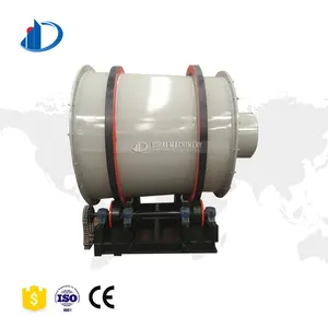 High capacity dolomite sand drying with burner rotary drum dryer for salica sand and salt