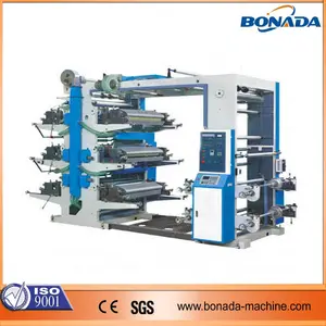 High speed roll to roll plastic film flexo printing machine/stack type flexo printer letterpress/flexographic printing machine