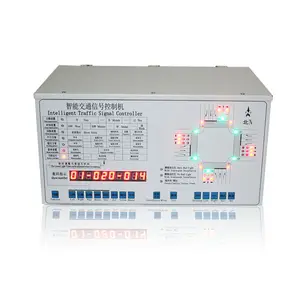 Máquina DE CONTROL DE punto único de 22 canales control de red de tráfico inteligente controlador de señal de tráfico de semáforo