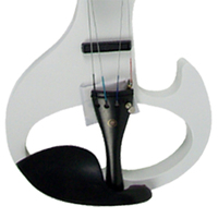 Sinomusik prix de gros violon électrique 4 cordes blanc corps solide chinois de haute qualité avec étui et archet