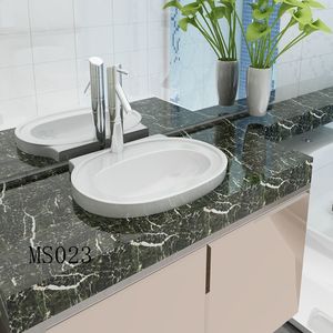 Su geçirmez duvar kağıdı beyaz mermer granit kağıt mutfak tezgahı banyo duvar kağıdı mermer çıkartmaları yapışkanlı duvar kağıdı
