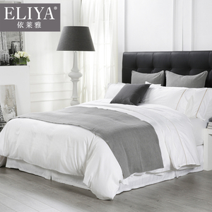 Chuyên Nghiệp QUẢNG CHÂU 4Pc Linen Bộ Đồ Giường Khách Sạn Đặt Khách Sạn Khăn Trải Giường, Khách Sạn Giường Bộ Đồ Giường Lanh Bộ - Product Image 3