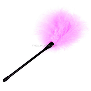 Sm <span class=keywords><strong>Sex</strong></span> Terughoudendheid Flirt Veren Kietelstok Bondage Slaaf Spank Flogger Clit Met Tickler - Product Image 3