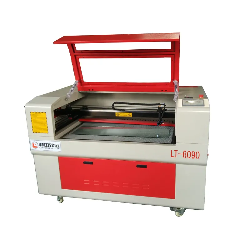 Ile RDWorks V8 yazılımı cnc lazer kesici makinesi kağıt LT-6090 lazer oyma makinesi