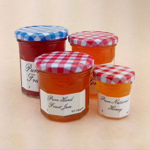 Giá bán buôn có sẵn kích cỡ khác nhau Thiết kế lạ mắt mứt lọ thủy tinh lọ cho mứt lọ thủy tinh có nắp đậy cho mứt - Product Image 4