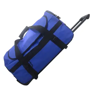 Tarpaulin Sport Trolley Team Equipment Bag Large Travel Bag Waterproof with Wheels