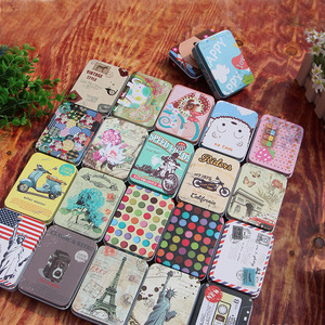 Various patterns 90*65*25mm jewellery sweets waterproof vintage <strong>tea</strong> cake cookies small custom metal <strong>box</strong> - Product Image 5