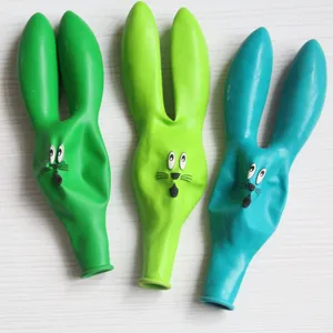 بالونات برازيل من اللاتكس على شكل أرنب على شكل أرنب كرتوني خاص