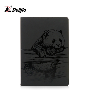 Couverture rigide en cuir noir, papier personnalisé, vente en gros - Product Image 2