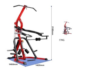 เครื่องออกกำลังกายเครื่องดึงลงสำหรับโรงยิมอุปกรณ์เหล็กใช้ในบ้าน - Product Image 6