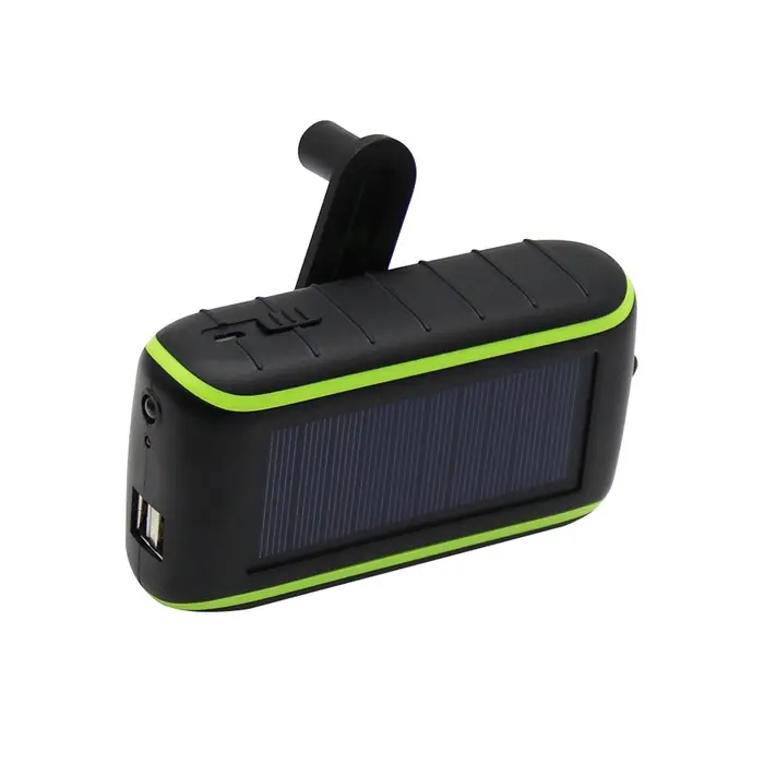 8000mah Portable Universal Solar Charging Power Station for Radio Mobile Phone Charger with LED Torch Light