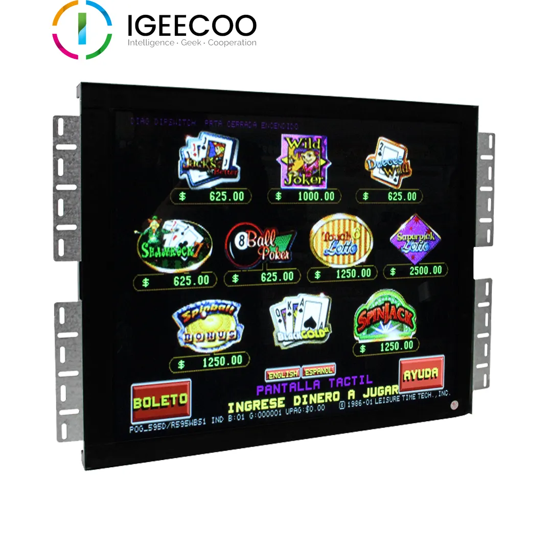 مصنع Pog الألعاب 14-55 بوصة شاشة تعمل باللمس 17 بوصة 19 بوصة 22 بوصة 32 55 لعبة مجلس Lcd تعمل باللمس من IGEECOO