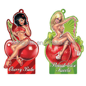 Ambientador de Coche con Fragancia <span class=keywords><strong>Sexy</strong></span> y Personalidad, Ambientador de Papel con Forma de Chica <span class=keywords><strong>Sexy</strong></span> para Colgar en el Coche, Adornos para Coche - Product Image 3