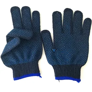 Темно-синие перчатки в горошек для рынка Катара от Linyi