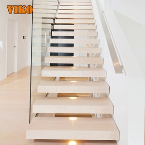 Construcción australiana Core House <span class=keywords><strong>Timber</strong></span> Invisible Stringer escalera flotante