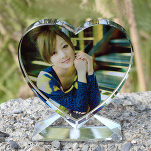 Bán Buôn DIY Trống Pha Lê Khung Ảnh Cá Nhân Tùy Chỉnh Hình Trái Tim Pha Lê Khung Ảnh Cho Quà Tặng Đám Cưới - Product Image 6