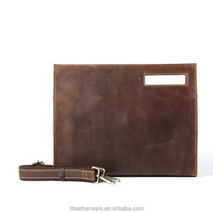 กระเป๋าแล็ปท็อปธุรกิจสไตล์เรโทร หนังเครซี่ฮอร์ส กระเป๋าสะพายข้าง - Product Image 3