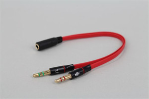 Kabel <span class=keywords><strong>Audio</strong></span> Stereo Mini 3.5mm 1 pria ke 2 wanita, adaptor kabel <span class=keywords><strong>Splitter</strong></span> <span class=keywords><strong>Y</strong></span> mikrofon ke PC untuk Android iphone samsung - Product Image 3