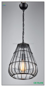 현대 골동품 공 철 유리 펜던트 램프 그늘 - Product Image 5