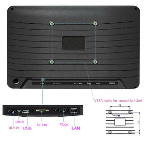 Fabricant bas quantité minimale de commande boîtier plastique 10.1 pouces lecteur Android pour la publicité - Product Image 2