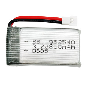 Bateria de íon de lítio rc lipo 952540 3.7v, 800mah 25c para <span class=keywords><strong>syma</strong></span> <span class=keywords><strong>x5c</strong></span> quadcopter helicóptero