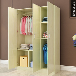 ขายส่งที่ทันสมัยราคาถูกเมลามีนประสบ MDF 3ประตูห้องนอนตู้เสื้อผ้าการออกแบบเฟอร์นิเจอร์ห้องนอนราคาไม้เนื้อแข็งตู้เสื้อผ้า - Product Image 5