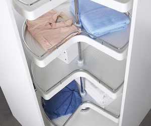 Morden Möbel Kleiderschrank Zubehör drehbares Regal für Eckschrank Kleiderschrank Kleidung Organisator Schlafzimmerschrank - Product Image 3