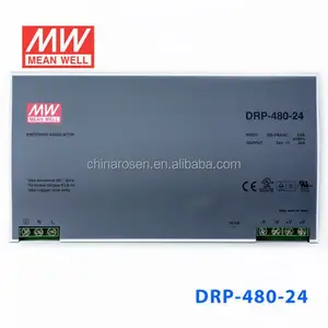 ORIGINALE Meanwell DRP-480-24 480 W 24 V/20A AC-DC Singola Guida DIN Interruttore di Alimentazione