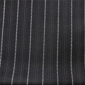 New Sọc Polyester Viscose/Rayon Vải Suiting Của Người Đàn Ông Phù Hợp Với Quần Quần Phù Hợp Với TR Vải - Product Image 6