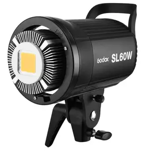 Godox SL-60W SL Lampu Video LED Studio 60W 5600K, Lampu Terus-menerus dengan Remote Control