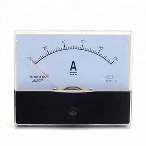 Panel Meter Amp Analog, Ammeter AC 0-5A Instalasi Vertikal 44L1 150/5A
